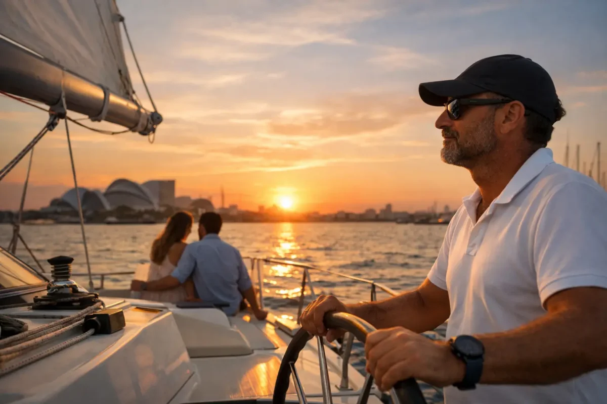 Sunset Sailing with Skipper in Valencia